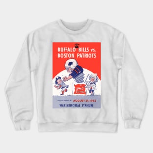 Vintage Buffalo Bills Game Programs Crewneck Sweatshirt